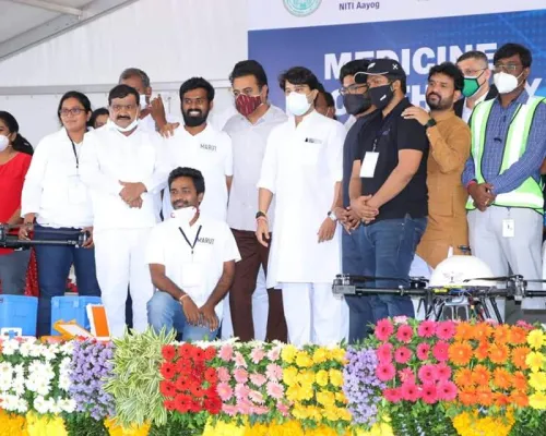 Album cover for विकाराबाद में ड्रोन आउटरीच कार्यक्रम - 11 सितंबर 2021