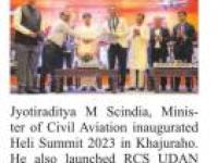 Scindia Inaugurates Heli Summit'23