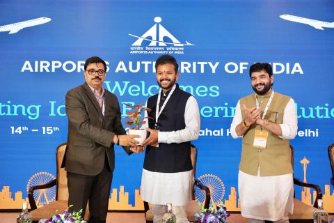 Today, Hon'ble Minister for Civil Aviation, Sh. Ram Mohan Naidu Ji inaugurated AAI's workshop on Major Infrastructure Projects along with Minister of State Sh. Murlidhar Mohol Ji, in the presence of MoCA Secretary and AAI Chairman.