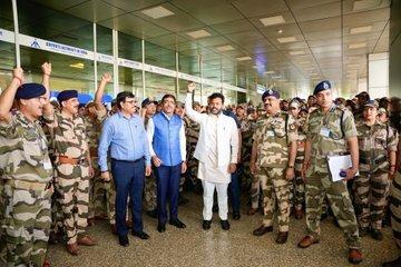 Hon'ble Civil Aviation Shri Ram Mohan Naidu reviewed the overall operations of the Jammu airport- from passenger amenities to infrastructure progress. Hon'ble Civil Aviation Shri Ram Mohan Naidu reviewed the overall operations of the Jammu airport- from passenger amenities to infrastructure progress.