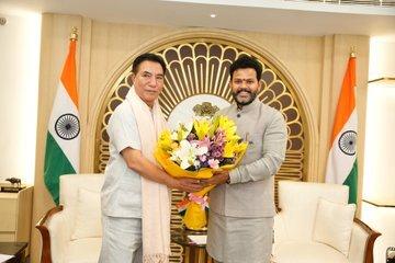 Their discussion focused on enhancing aviation infrastructure and improving air connectivity in Mizoram.