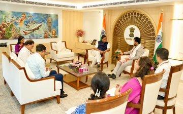 Their discussion centred around strengthening aviation infrastructure and enhancing air connectivity across Assam.