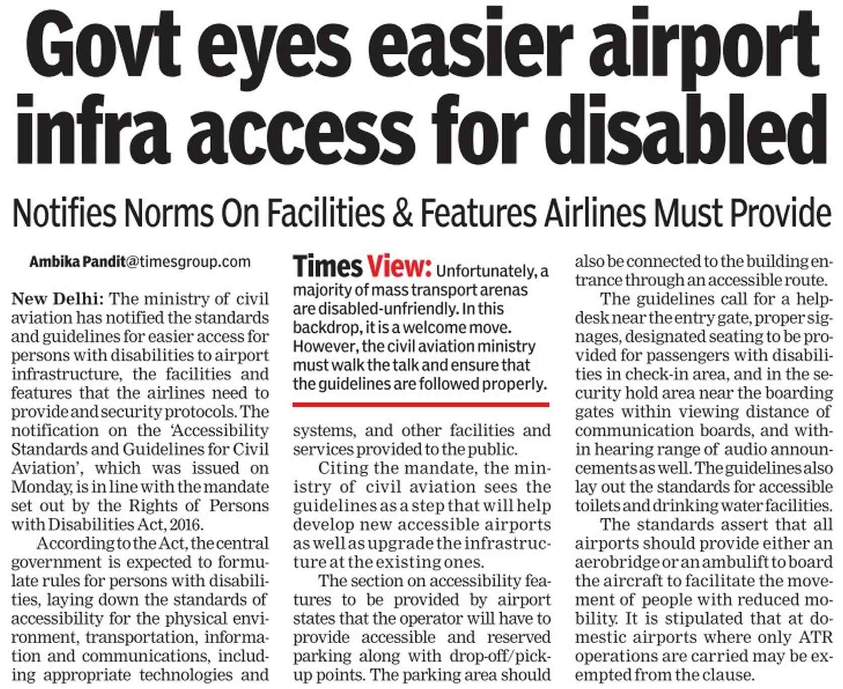 Norms On Facilities & Features Airlines 