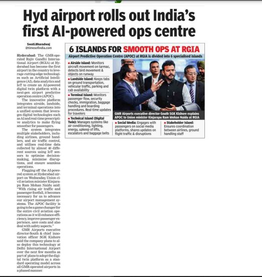 Hyd airport roll out