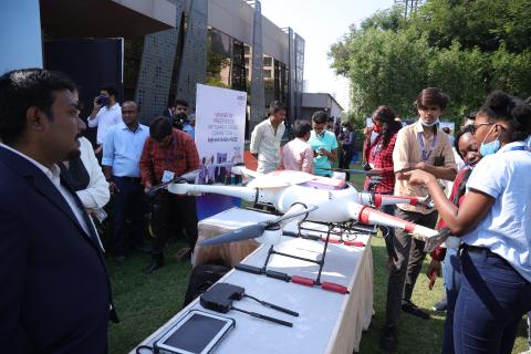 Drone outreach program at Gujarat-26 Nov 2021