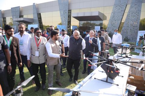 Drone outreach program at Gujarat-26 Nov 2021