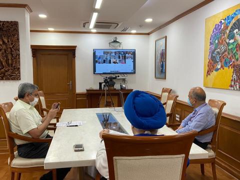 Participated in a webinar to discuss issues being faced by the real estate sector on matters pertaining to civil aviation.
