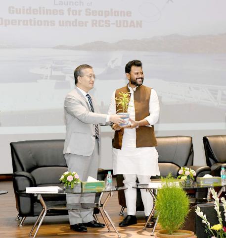 The Union Minister of Civil Aviation, Shri K. Rammohan Naidu 