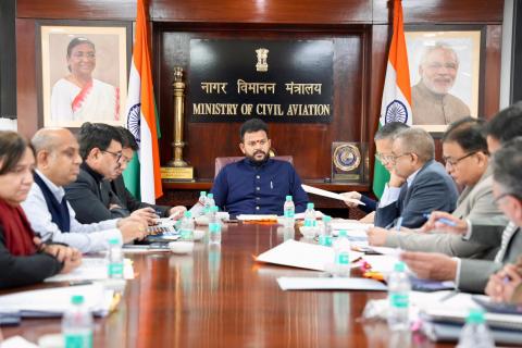 Hon'ble Minister for Civil Aviation Shri Ram Mohan Naidu Ji today chaired a review meeting to finalize preparations for India’s participation in the upcoming World Economic Forum Summit in Davos.